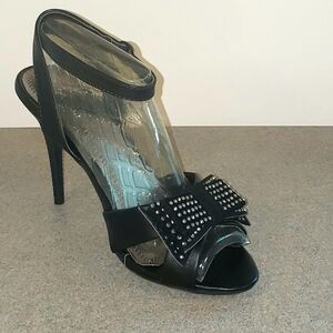 🪩Anne Michelle Black platform Sandals Shoes